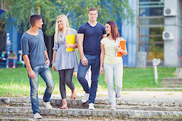 Four young students talking in university campus Schlagwort(e): College Student, Campus, University, Friendship, Student, Young Adult, School Building, Freshman, Men, Group Of People, Young Men, Four People, Young Women, People, Park, Steps, Stairs, Happiness, Standing, Walking, Studying, Teamwork, Education, Learning, Book, Southern European Descent, Caucasian, Horizontal, Spring, Autumn, 20s, Adult Student, Textbook, Study Group, Blue, Beautiful, Multi-Ethnic Group, Outdoors, Togetherness, Fun, Joy, Smiling, Looking At Camera, Women, Partnership, Success, Achievement, Intelligence, Mixed Race Person, college student, campus, university, friendship, student, young adult, school building, freshman, men, group of people, young men, four people, young women, people, park, steps, stairs, happiness, standing, walking, studying, teamwork, education, learning, book, southern european descent, caucasian, horizontal, spring, autumn, 20s, adult student, textbook, study group, blue, beautiful, multi-ethnic group, outdoors, togetherness, fun, joy, smiling, looking at camera, women, partnership, success, achievement, intelligence, mixed race person